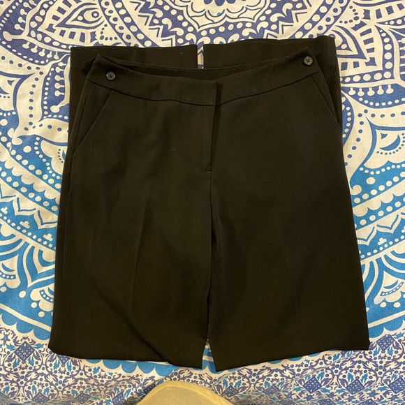💙👖BEAUTIFUL BLACK ANNE KLEIN DRESS PANTS👖💙6 5/6 28 EUC 4 POCKET TROUSERS - Picture 5 of 16